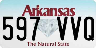 AR license plate 597VVQ