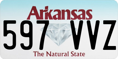 AR license plate 597VVZ