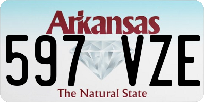 AR license plate 597VZE