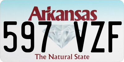 AR license plate 597VZF