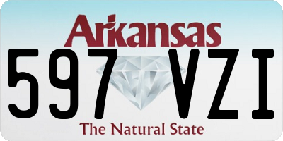 AR license plate 597VZI