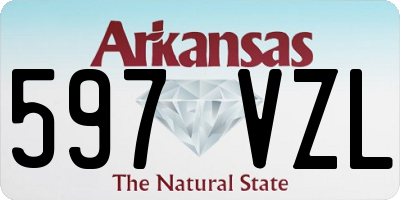 AR license plate 597VZL