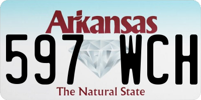 AR license plate 597WCH
