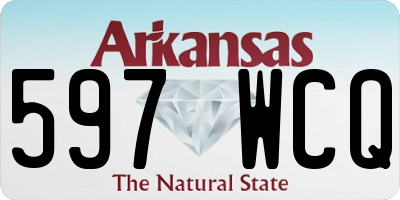 AR license plate 597WCQ