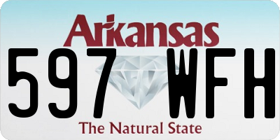 AR license plate 597WFH