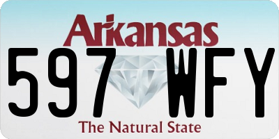 AR license plate 597WFY