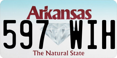 AR license plate 597WIH
