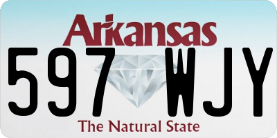 AR license plate 597WJY