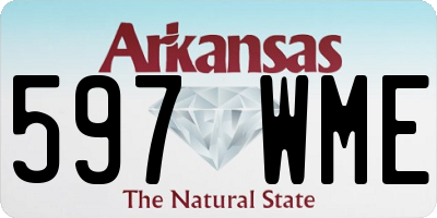 AR license plate 597WME