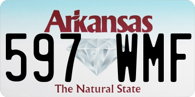 AR license plate 597WMF