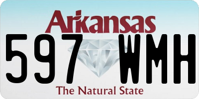 AR license plate 597WMH
