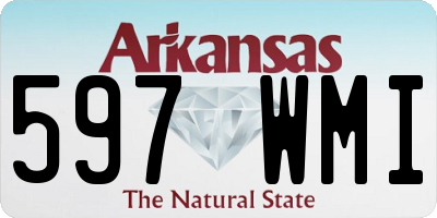 AR license plate 597WMI