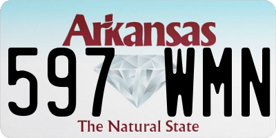 AR license plate 597WMN