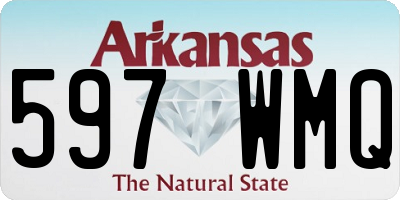 AR license plate 597WMQ