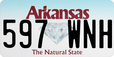 AR license plate 597WNH