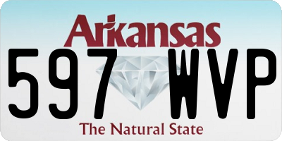 AR license plate 597WVP