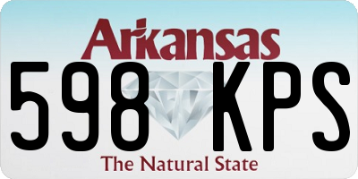 AR license plate 598KPS