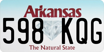 AR license plate 598KQG
