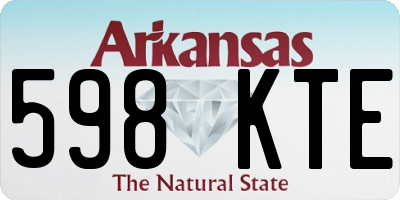 AR license plate 598KTE