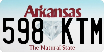 AR license plate 598KTM