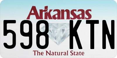 AR license plate 598KTN