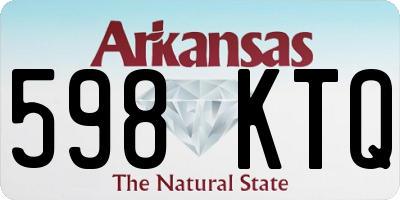 AR license plate 598KTQ