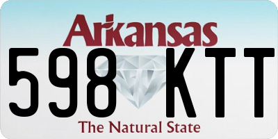 AR license plate 598KTT