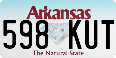AR license plate 598KUT