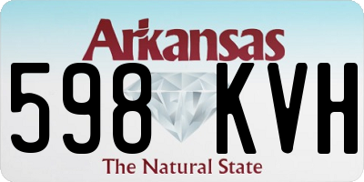 AR license plate 598KVH