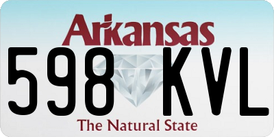 AR license plate 598KVL