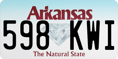 AR license plate 598KWI