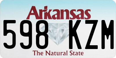 AR license plate 598KZM