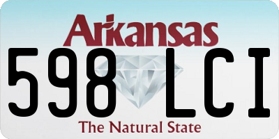 AR license plate 598LCI