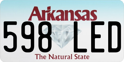 AR license plate 598LED