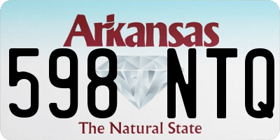 AR license plate 598NTQ