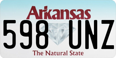 AR license plate 598UNZ