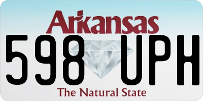 AR license plate 598UPH