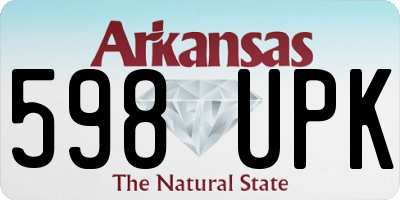 AR license plate 598UPK