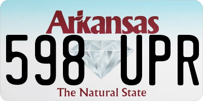AR license plate 598UPR