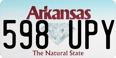 AR license plate 598UPY