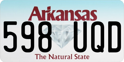 AR license plate 598UQD