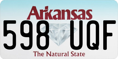 AR license plate 598UQF