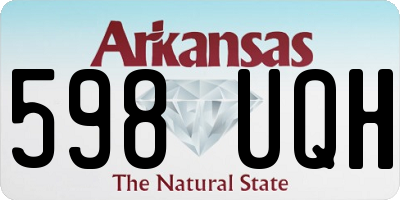 AR license plate 598UQH