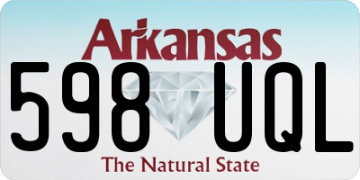 AR license plate 598UQL