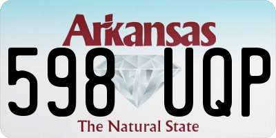 AR license plate 598UQP