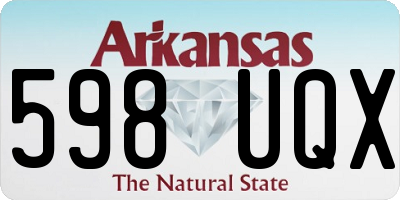 AR license plate 598UQX
