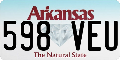 AR license plate 598VEU