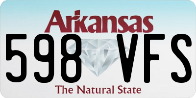 AR license plate 598VFS