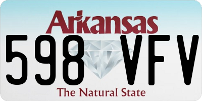 AR license plate 598VFV