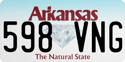 AR license plate 598VNG